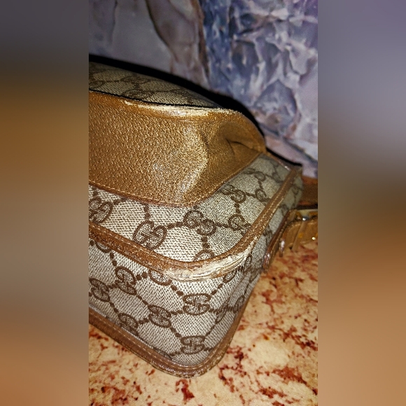 Vintage Gucci GG Monogram Supreme Crossbody Shoulder Handbag - Picture 9 of 13